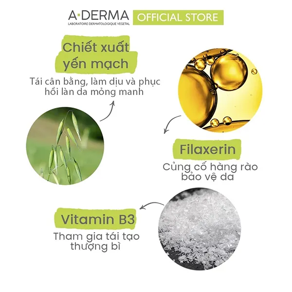 Kem Dưỡng Ẩm Cho Khô, Da Cơ Địa A-Derma Exomega Allergo Emollient Balm 200ml
