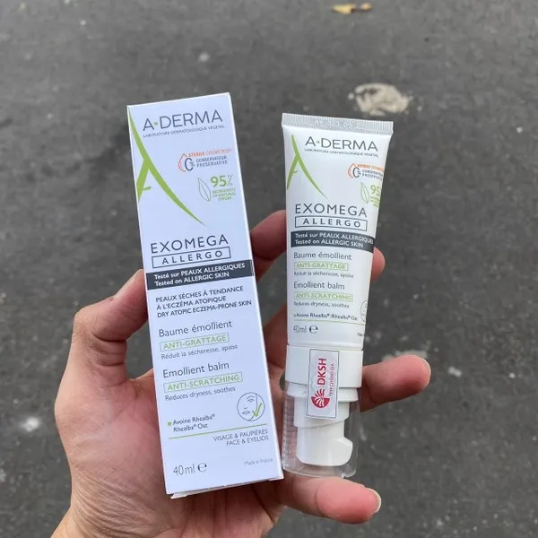Kem Dưỡng Ẩm Cho Khô, Da Cơ Địa A-Derma Exomega Allergo Emollient Balm 40ml