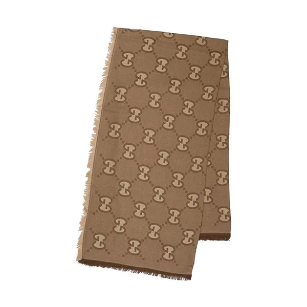 Khăn Quàng Cổ Gucci GG Motif Shawl Màu Nâu - Thời trang - Vua Hàng Hiệu