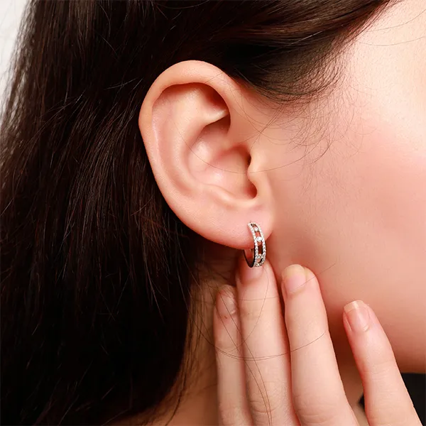 Khuyên Tai Nữ Morina Earrings H0845 Màu Vàng Trắng - Trang sức - Vua Hàng Hiệu