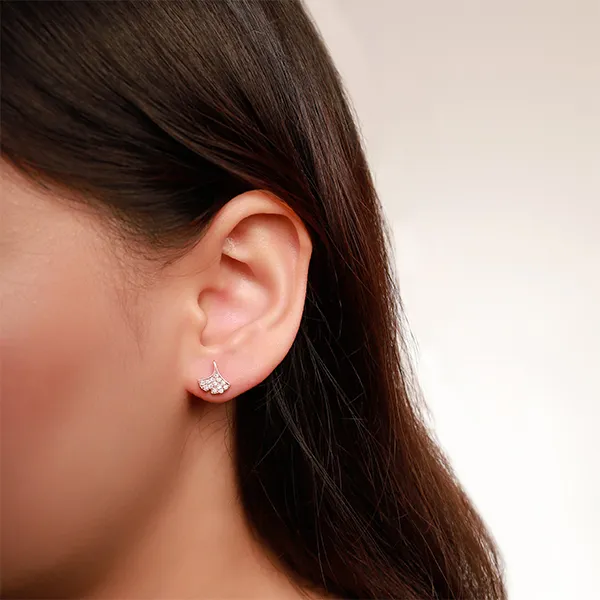 Khuyên Tai Nữ Morina Earrings H4518 Màu Vàng hồng