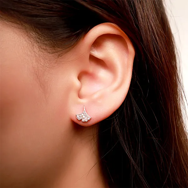 Khuyên Tai Nữ Morina Earrings H4518 Màu Vàng hồng