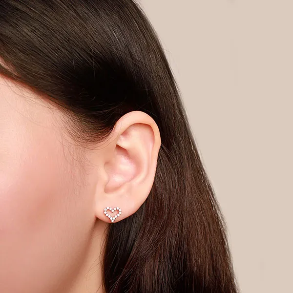 Khuyên Tai Nữ Morina Vàng 10K H5111 Màu Vàng Hồng - Trang sức - Vua Hàng Hiệu