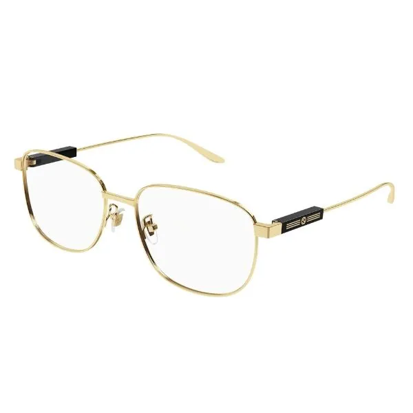 Kính Mắt Cận Unisex Gucci Eyeglasses GG13120 002 Màu Vàng Gold