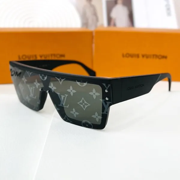 Kính Mát Louis Vuitton LV Waimea L Monogram Sunglasses Z1583E Màu Đen