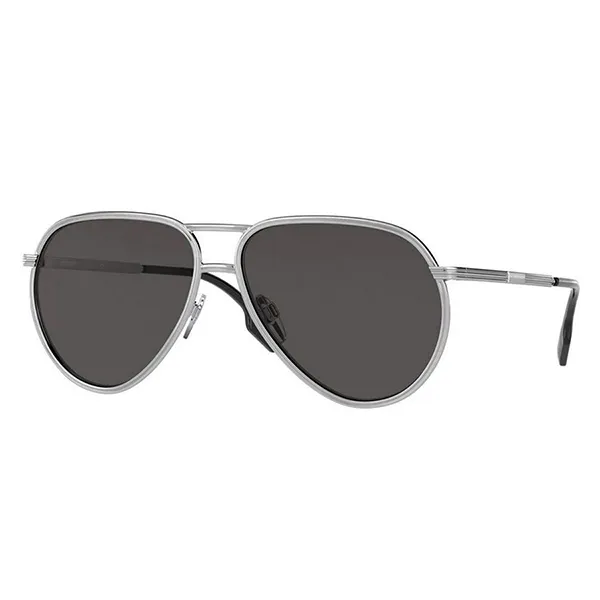 Kính Mát Nam Burberry Men's Sunglasses 0BE3135 10058759 Màu Xám Bạc