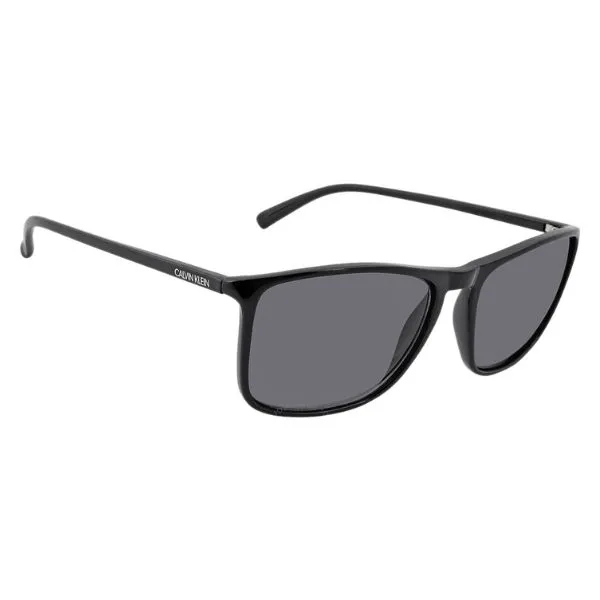 Kính Mát Nam Calvin Klein CK Grey Rectangular Sunglasses CK20524S 001 57 Màu Xám Đen