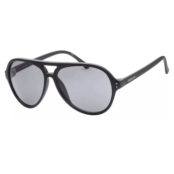 Kính Mát Nam Calvin Klein CK Pilot Men's Sunglasses CK19532S 001 58 Màu Xám Đen