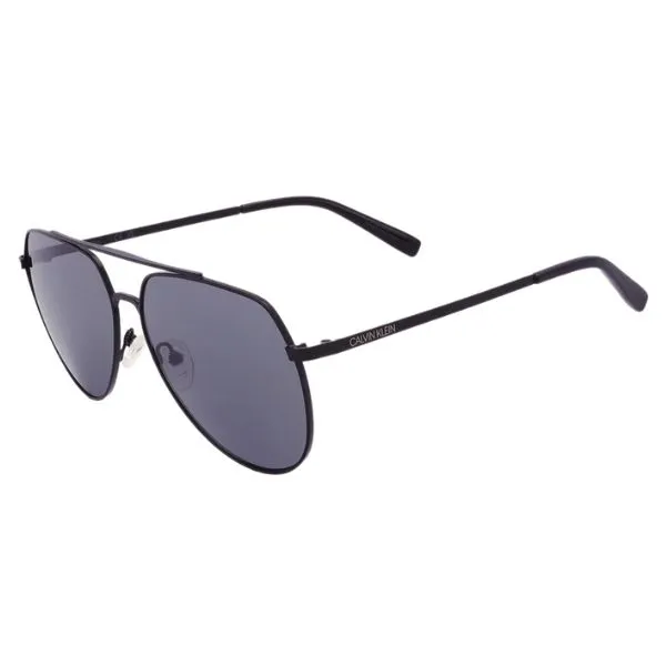 Kính Mát Nam Calvin Klein CK Pilot Men's Sunglasses CK20124S 001 59 Màu Xám Đen