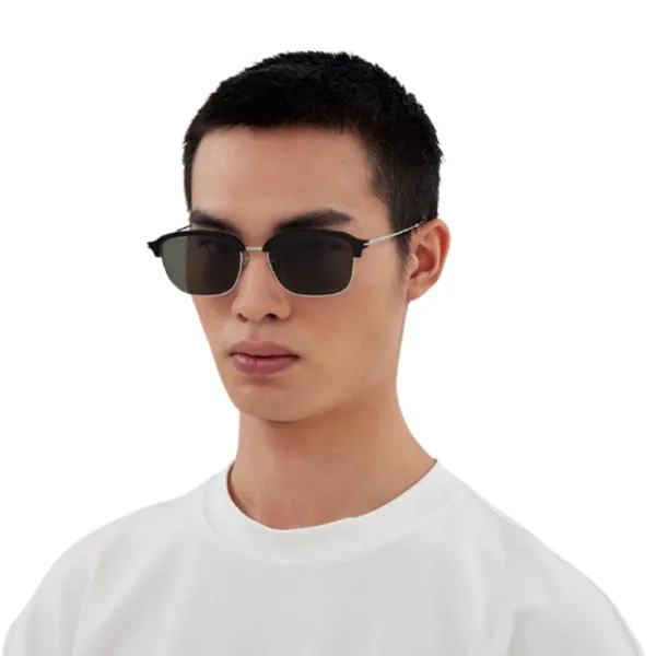 Kính Mát Nam Gucci Silver Sunglasses GG1733SK 001 Màu Bạc Đen