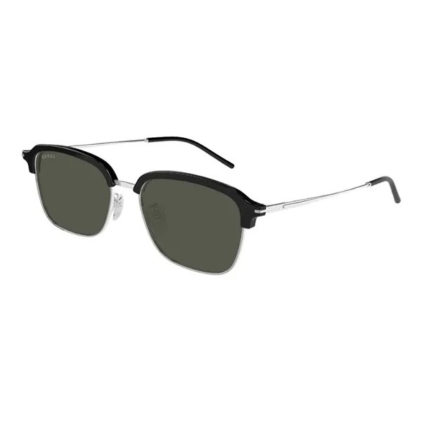 Kính Mát Nam Gucci Silver Sunglasses GG1733SK 001 Màu Bạc Đen