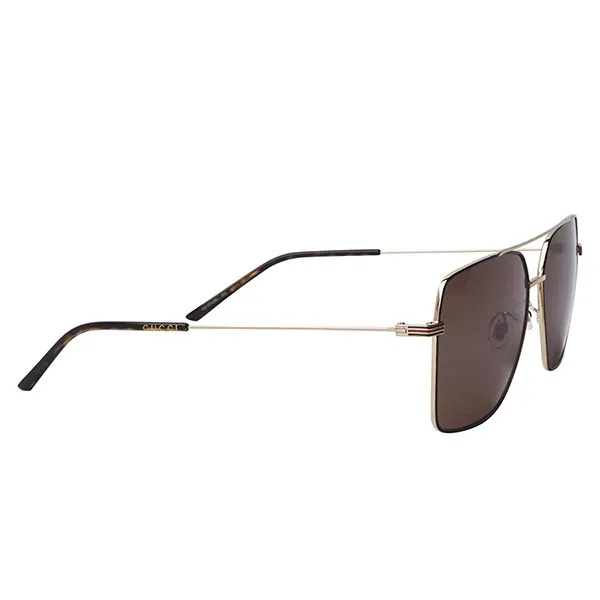 Kính Mát Nam Gucci Sunglasses GG1053SK 002 Màu Nâu Vàng - Kính mắt - Vua Hàng Hiệu