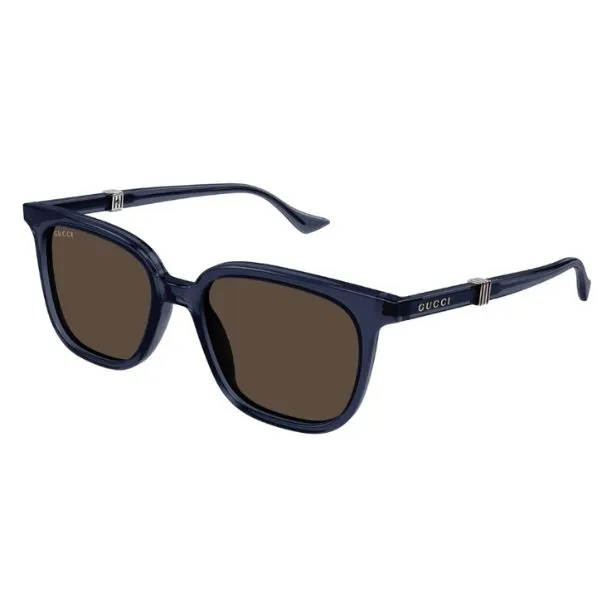 Kính Mát Nam Gucci Sunglasses GG1493S 004 Màu Xanh Blue - Kính mắt - Vua Hàng Hiệu