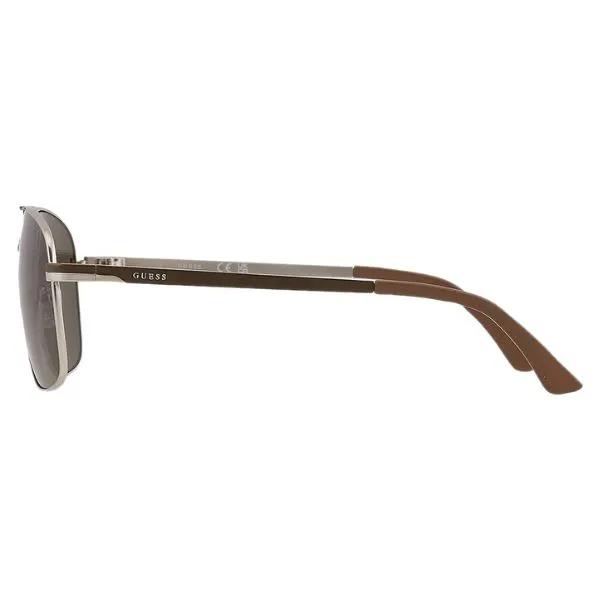 Kính Mát Nam Guess Factory Green Navigator Men's Sunglasses GF0238 11N 57 Màu Xanh Lá