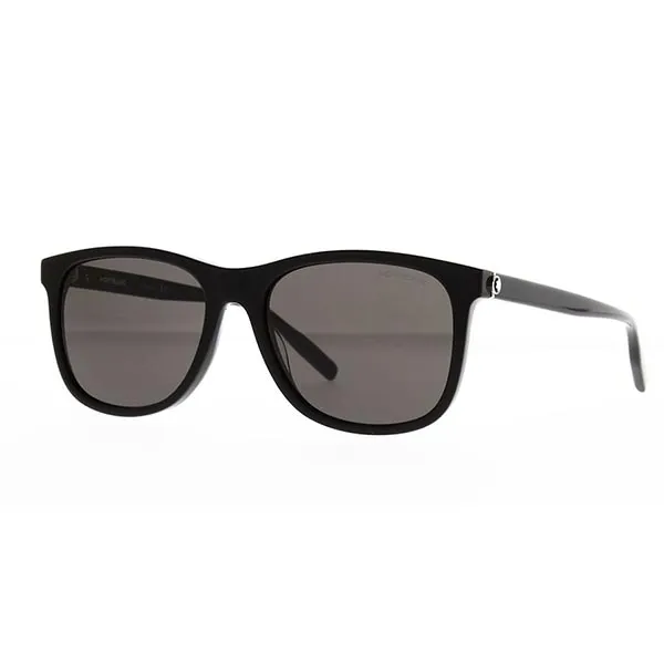 Kính Mát Nam Montblanc Sunglasses MB0013S 001 Màu Xám Đen - Kính mắt - Vua Hàng Hiệu
