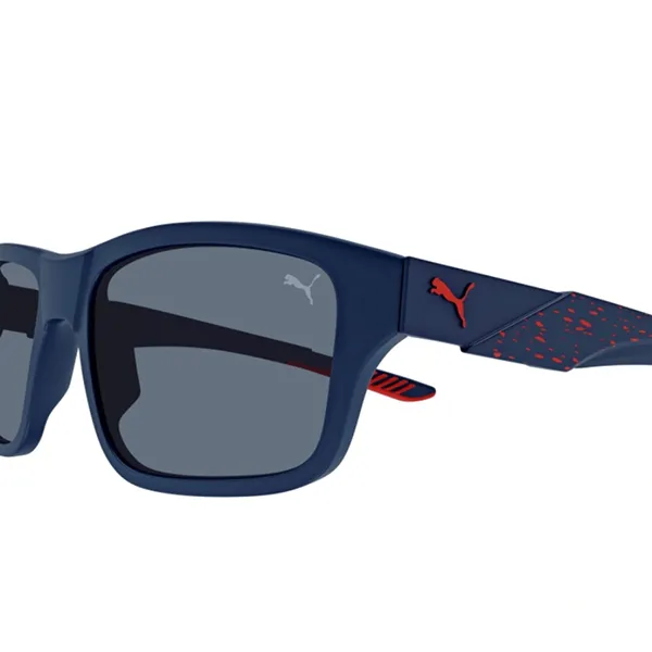 Kính Mát Nam Puma Sunglasses PU0396S 001 Màu Xanh Lam - Kính mắt - Vua Hàng Hiệu