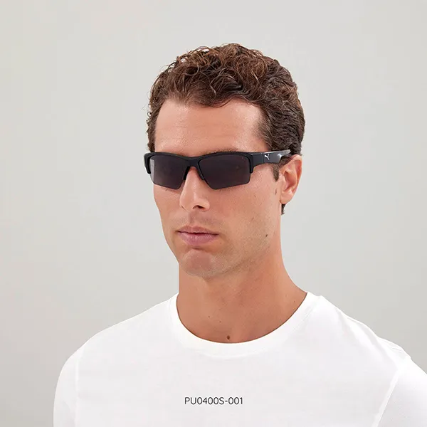 Kính Mát Nam Puma Sunglasses PU0400S 001 Màu Đen - Kính mắt - Vua Hàng Hiệu