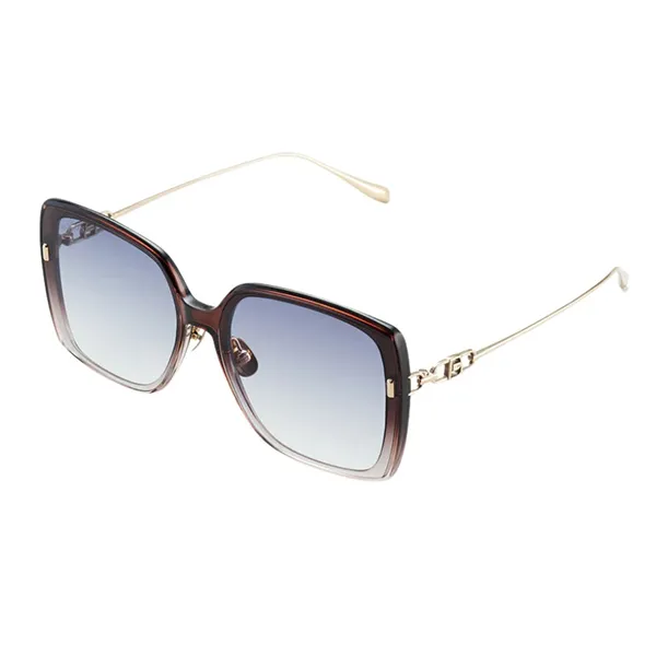 Kính Mát Nữ Bolon Squares Sunglasses BL5091 A25 Màu Vàng Xám