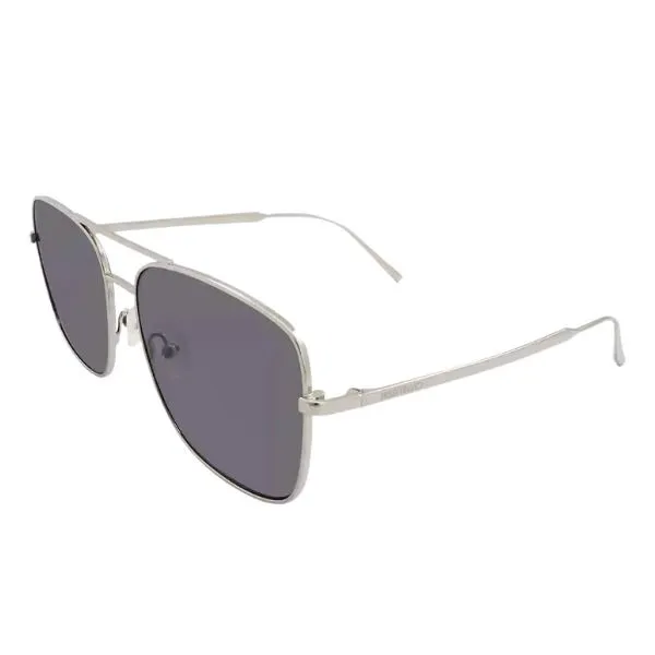 Kính Mát Nữ Calvin Klein CK Grey Navigator Sunglasses CK19153S 045 58 Màu Bạc Xám