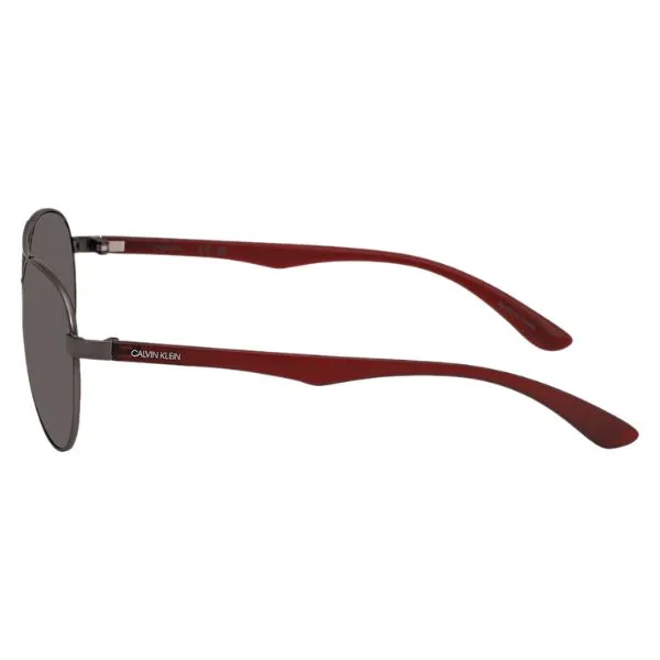 Kính Mát Nữ Calvin Klein CK Grey Pilot Ladies Sunglasses CK19313S 008 55 Màu Xám Đỏ