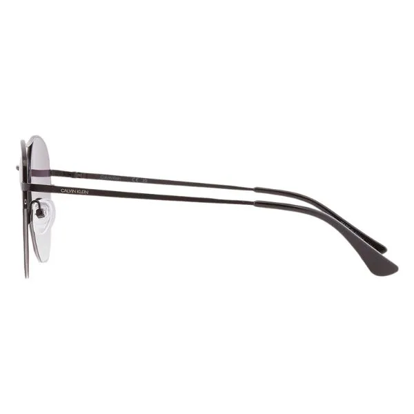 Kính Mát Nữ Calvin Klein CK Grey Pilot Sunglasses CK20121S 001 57 Màu Xám