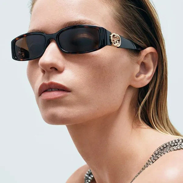 Kính Mát Nữ Gucci Havana Sunglasses GG1661S 002 Màu Nâu Havana