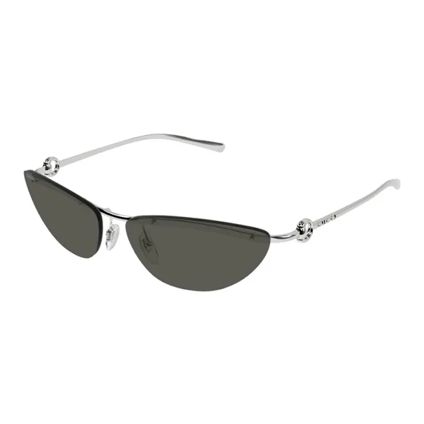 Kính Mát Nữ Gucci Silver Sunglasses GG1701S 001 Màu Bạc Xám - Kính mắt - Vua Hàng Hiệu