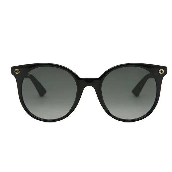 Kính Mát Nữ Gucci Sunglasses GG0091S 001 Màu Xám/Đen