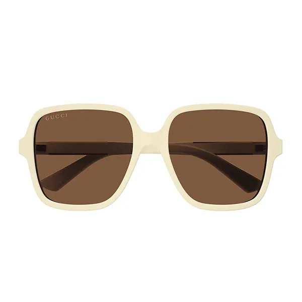 Kính Mát Nữ Gucci Sunglasses GG1189SA 005 Màu Nâu/Kem