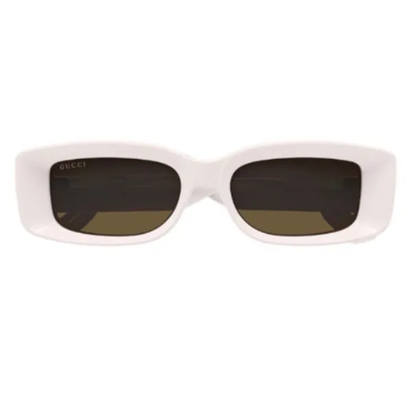 Kính Mát Nữ Gucci Sunglasses GG1528S 003 Màu Trắng