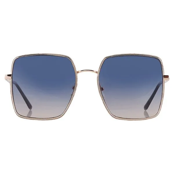 Kính Mát Nữ Guess Factory Blue Gradient Square Ladies Sunglasses GF041928W 58 Màu Vàng - Xanh