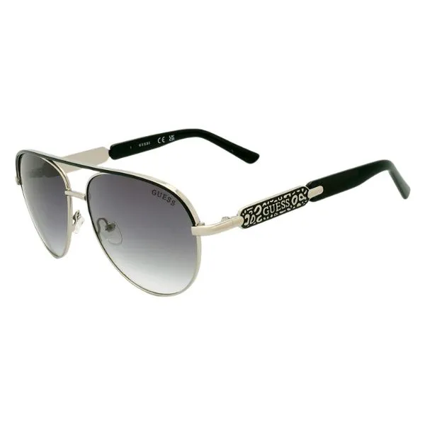 Kính Mát Nữ Guess Factory Gradient Pilot Ladies Sunglasses GF0287 06B 57 Màu Xám Gradient