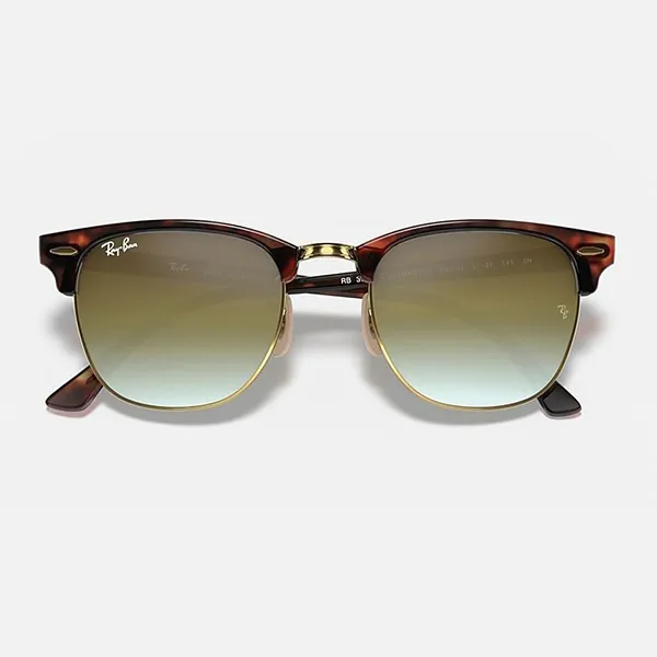 Kính Mát Rayban Clubmaster Green Polarized Sunglasses RB3016 990/58 Màu Xanh Nâu Size 51
