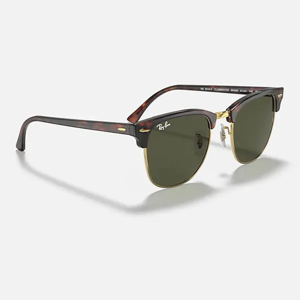 Kính Mát Rayban Clubmaster Green Sunglasses RB3016 W0366 Màu Xanh Nâu Size 51 - Kính mắt - Vua Hàng Hiệu