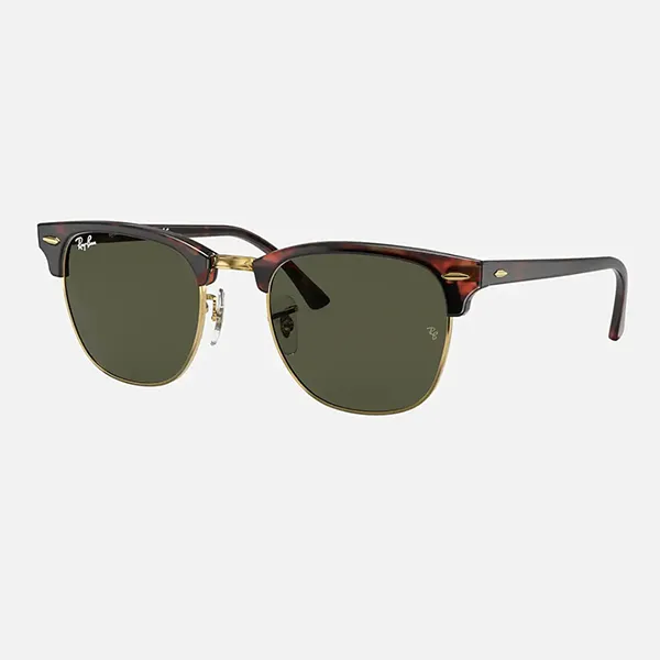Kính Mát Rayban Clubmaster Green Sunglasses RB3016 W0366 Màu Xanh Nâu Size 51 - Kính mắt - Vua Hàng Hiệu