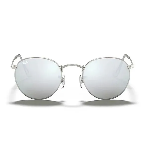 Kính Mát Rayban Round Metal Silver Mirror RB3447 019/30 50 Màu Bạc - Kính mắt - Vua Hàng Hiệu
