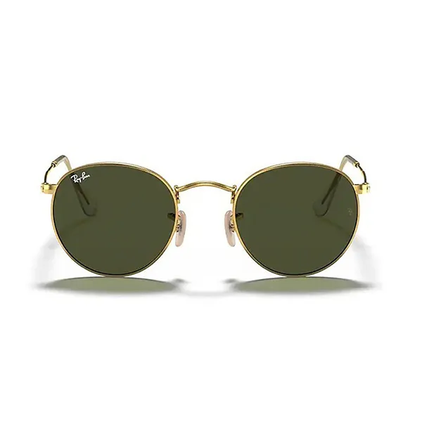 Kính Mát Unisex Rayban Sunglasse Round RB3447 001 Màu Xanh Vàng