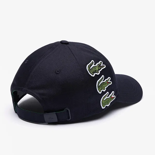 Mũ Lacoste Baseball Cap With Badge Cotton Material RK3523 HDE Màu Xanh Navy