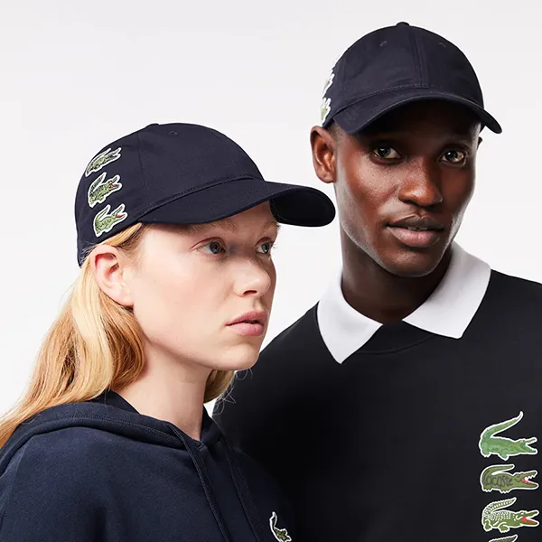 Mũ Lacoste Baseball Cap With Badge Cotton Material RK3523 HDE Màu Xanh Navy