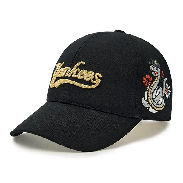 Mũ MLB New Year Snake Structured Ball Cap 3ACPQ015N-50BKS Màu Đen