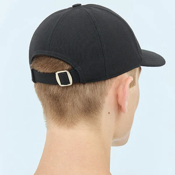 Mũ Nam Gucci Canvas Baseball Hat With Web 797225 4HBBS 1066 Màu Đen Size S