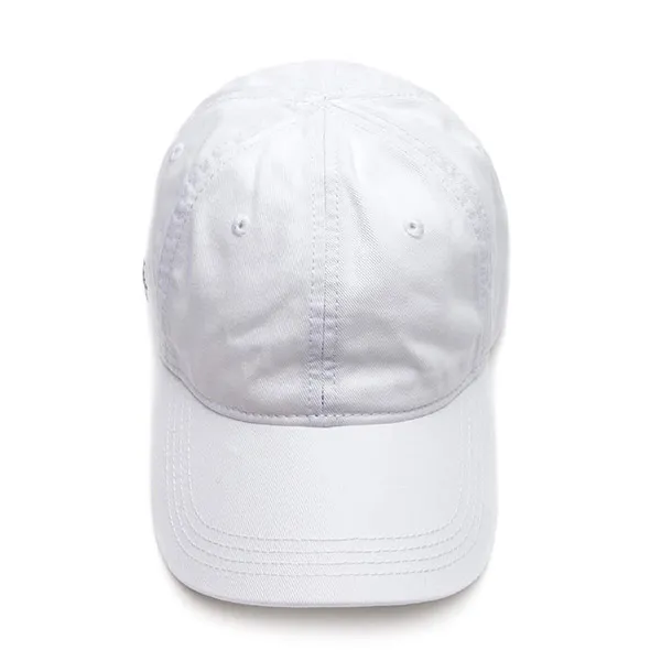 Mũ Nam Lacoste Men's Gabardine Cap RK9811 001 Màu Trắng