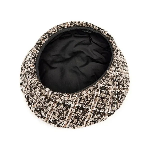 Mũ Nồi MLB Jenny Tweed Beret New York Yankees 3ACBB9616-50BGL Màu Đen Be - Mũ nón - Vua Hàng Hiệu