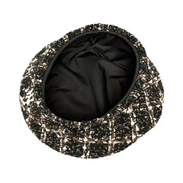 Mũ Nồi MLB Jenny Tweed Beret New York Yankees 3ACBB9616-50BKS Màu Đen - Mũ nón - Vua Hàng Hiệu