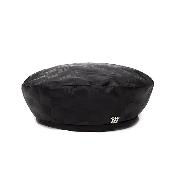 Mũ Nồi Nữ Misbhv Signature Monogram Beret Black Màu Đen Size S - Mũ nón - Vua Hàng Hiệu