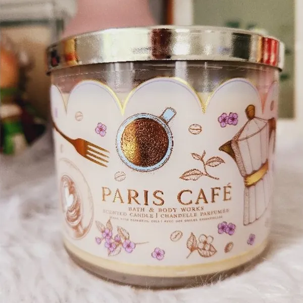 Nến Thơm Bath & Body Works Paris Cafe Candle 411g - Nến thơm - Vua Hàng Hiệu
