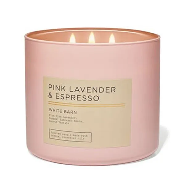 Nến Thơm Bath & Body Works Pink Lavender & Espresso Candle 411g