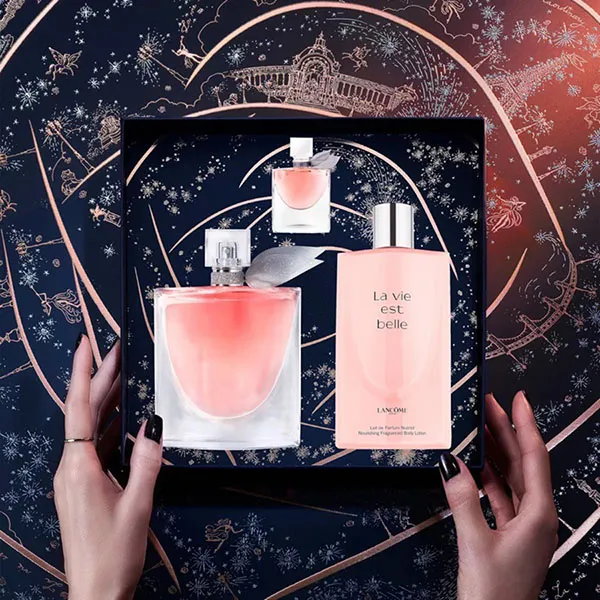 Set Nước Hoa Nữ Lancôme La Vie Est Belle EDP 3 Món (100ml + 4ml + Body Lotion 200ml)