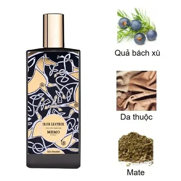 Nước Hoa Unisex Memo Paris Irish Leather Eau De Parfum 75ml