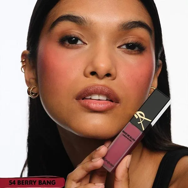 Phấn Má Hồng Dạng Kem Yves Saint Laurent YSL Make Me Blush Blurring Liquid Blush 54 Berry Bang Màu Hồng Mận - Trang điểm - Vua Hàng Hiệu